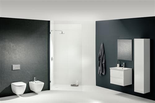 Laufen tryk, 2-skyl - betjeningsplade t/duplo matkrom