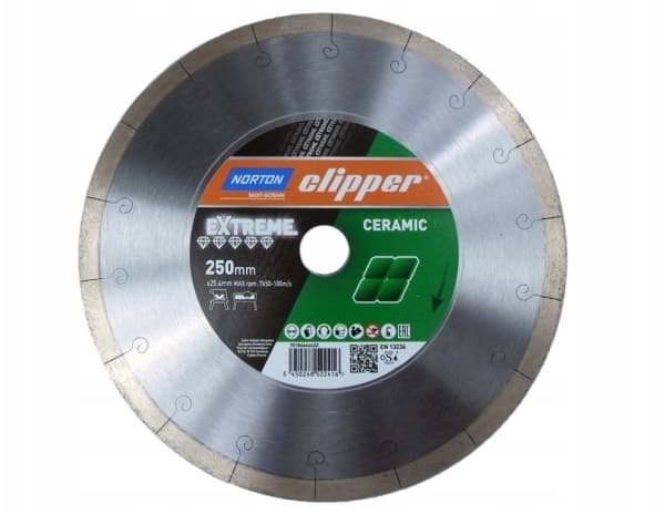 Diamond disc 250x25.4mm Norton Extreme Ceramic