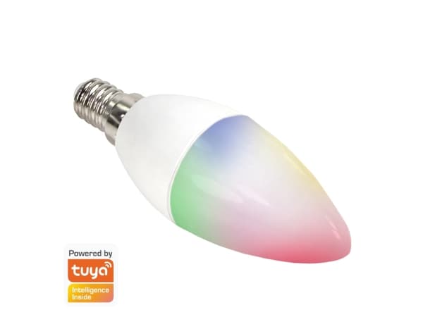LogiLink WiFi Smart E14 Candle light, Tuya compatible