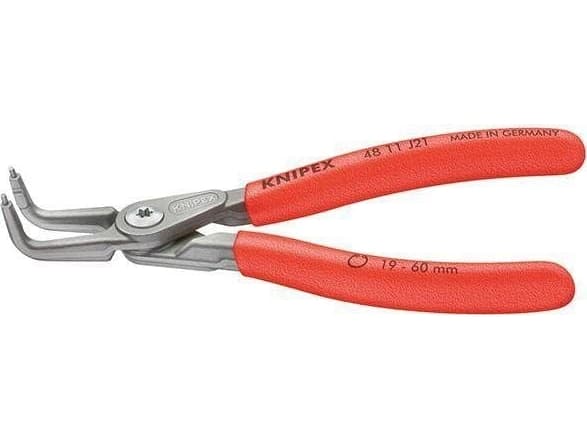 Knipex 48 21 J41, Lukkorengaspihdit, Kromivanadiini-teräs, Muovi, Punainen, 305 mm, 576 g