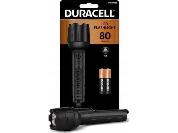 Latarka Duracell Latarka gumowa 80 LM 2AAA Latarka gumowa 80 LM 2AAA