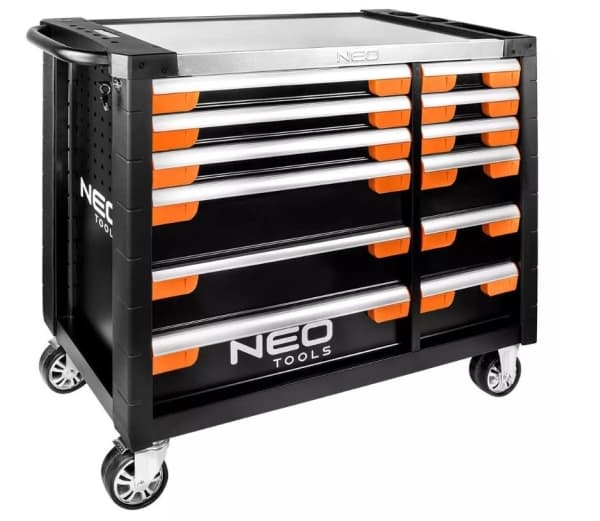 Arbejdsbænkeskab PRO Neo Tools 12 skuffer