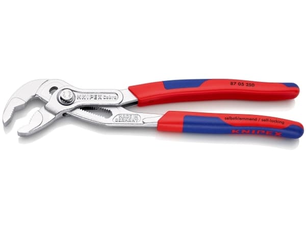 Knipex 87 05 250, Not-og-fjær-tang, 5 cm, 4,6 cm, Kromvanadiumstål, Blå, Rød, 250 mm