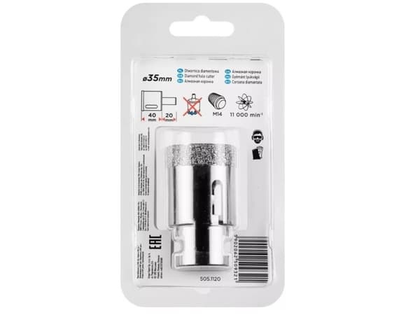 Diamant-hullesav Graphite 35mm x M14