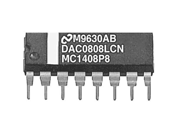 Texas Instruments DAC0808LCN/NOPB IC för dataloggning - Digital-till-analog-omvandlare (DAC) rör