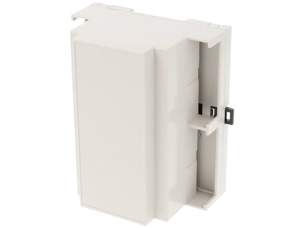 Hammond Electronics 1597DIN6MDC53 DIN-kiskokotelo suljettu 90 x 58 x 106 PPO vaaleanharmaa 1 kpl