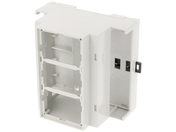 Hammond Electronics 1597DIN5MH53 DIN-kiskokotelo avoin 90 x 58 x 88 PPO Vaaleanharmaa 1 kpl