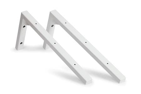 BLUE LABEL L konsoller til håndvask - dybde 43 cm - højde 20 cm - hvid ...