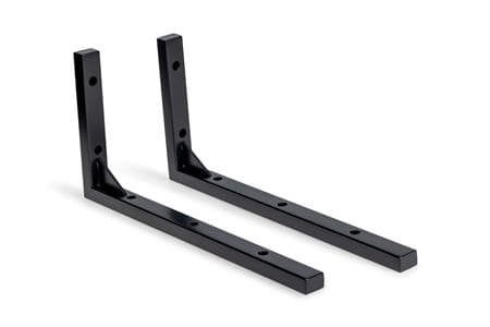 BLUE LABEL L konsoller til håndvask - dybde 43 cm - højde 20 cm - sort ...