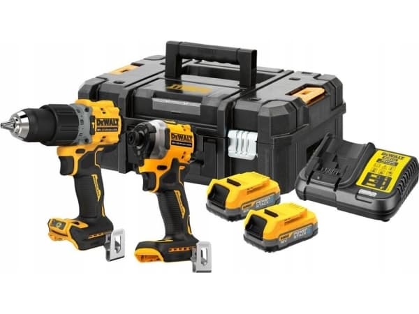 Dewalt 18v xr dcd800 dcf850 2x1.7ah powerstack sähkötyökalusarja