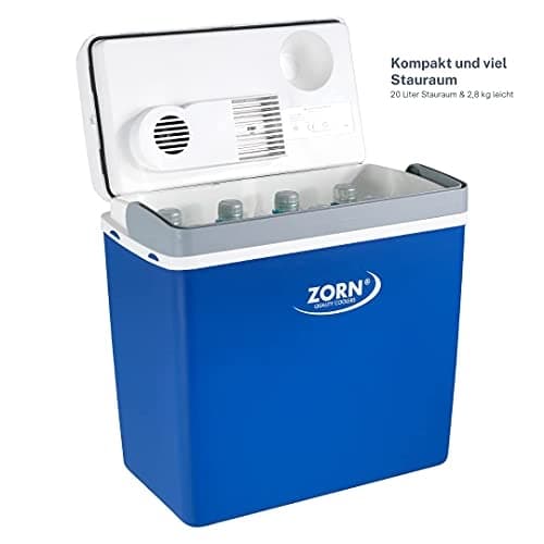 ZORN Z24 12V køleboks termoelektrisk 12 V blå-hvid 20 l (770001)