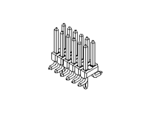 Molex infälld stiftlist (standard) 15911162 1 st Rör