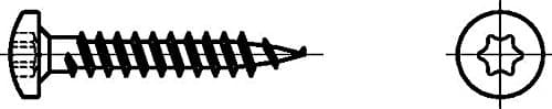 SPAX rundt hoved WIROX, 4,5x50/47mm, TRX20 500 stk. 500 (880930140045050)