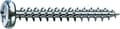 Miniatyrbillede 1 af 5: Reyher SPAX universal skrue 5.0x50 R88093 rund hoved krydsrecess WIROX (880930100050050)