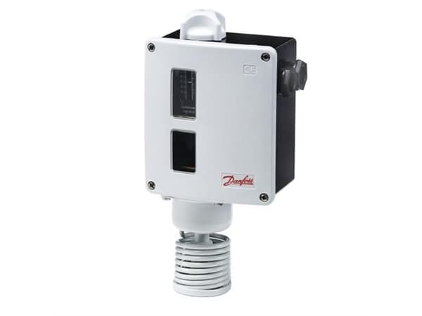Danfoss RT107 - Termostat, 70-150 gr, Max, SPDT, Fjernføler, 5000 mm, IP54