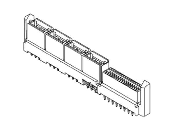 Molex anslutningsskåp PCB 461144160 1 st fack