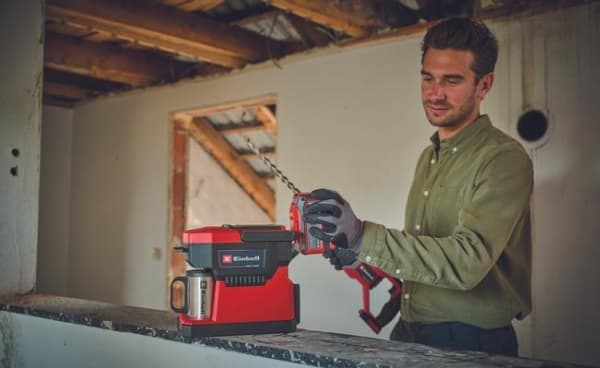 Einhell TE-CF 18 Li-Solo, Droppande kaffebryggare, 0,24 l, Kaffekuddar, Svart, Röd - SOLO
