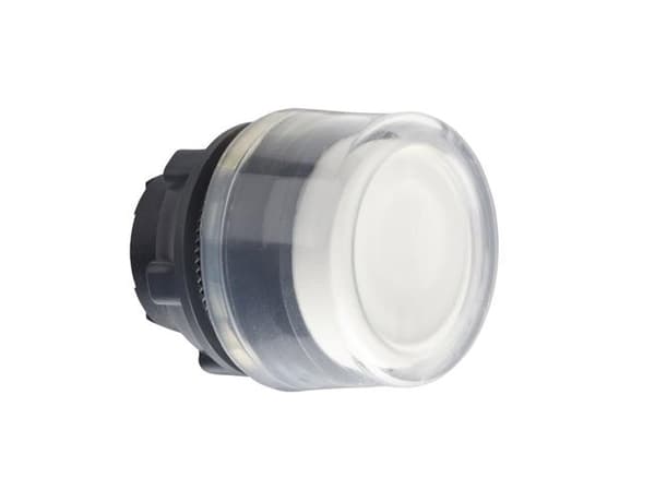 Schneider Electric ZB5, Nappi, Valkoinen, Not compatible with legend holder, IP66, IK03, Luokan II