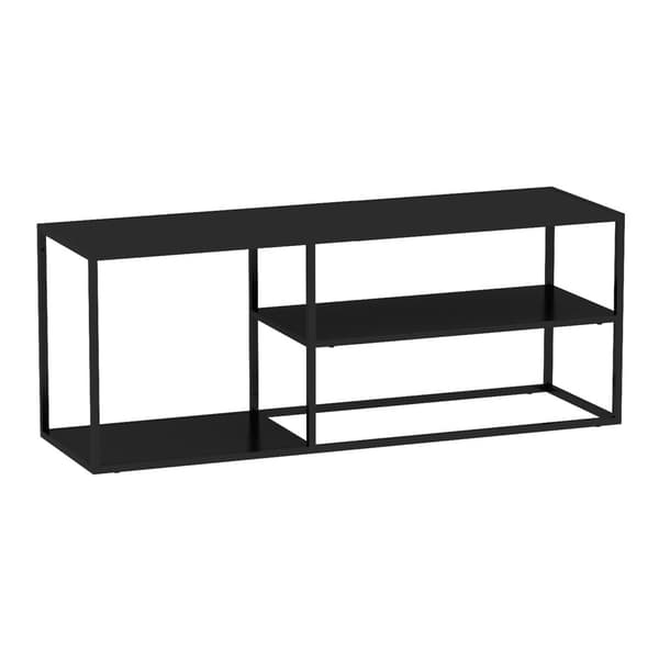 Soffbord Solund 120x50x50 cm stål svart [en.casa]