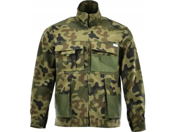 Jacka Sara Workwear, grön, bomull/polyester, storlek M