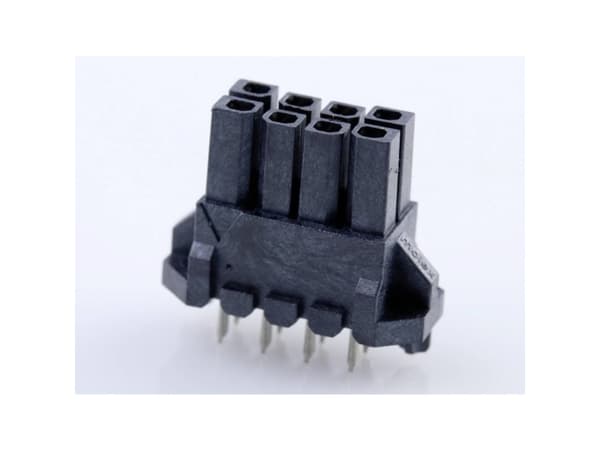 Molex Sisäänrakennettu tappiliuska (vakio) Napojen kokonaismäärä 8 447690802 1 kpl Lokero