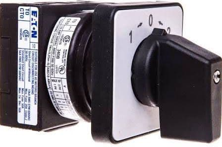 Eaton 1-0-2 1P 20A infälld kamströmställare med självreversering till 0-läge (019863)