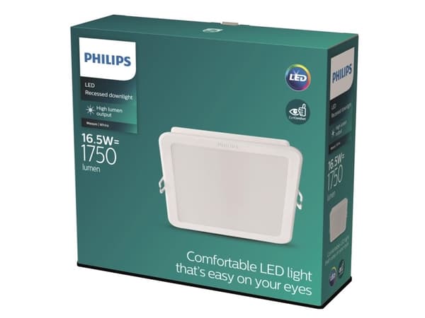 Philips 59467 Meson 150 16.5W 40K Wh Sq Recessed