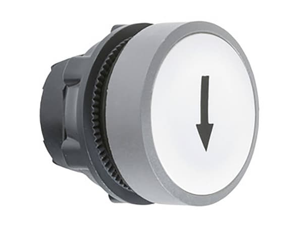 Schneider Electric ZB5, Nappi, Harmaa, IP66, IK03, Luokan II, 18 g