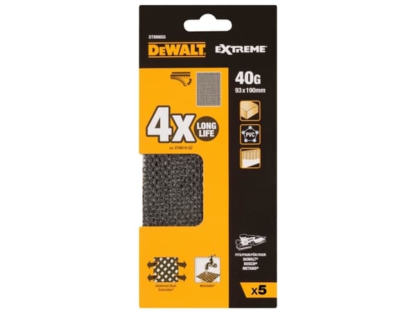 DeWALT DTM8655-QZ, 5 styck, 930 mm