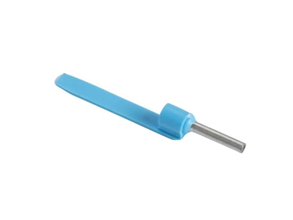 Schneider Electric DZ5CA025D, Kabeländhylsa, Rak, Blå, 2,5 mm ², REACh, RoHS, 4,7 mm