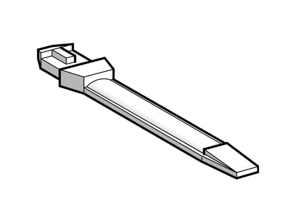 Fane klipsbar AR1SC03 for ledning P100 (100 POS.)