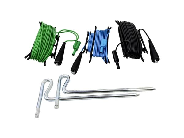 Testboy 97339000 Jordspettssats med 20 m kabel Jordspettssats Specialtillbehör för mätutrustning 1 Set