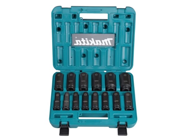 Makita E-16586 Ruuvimeisselin suutinsarja 14 kpl 1/2''x 81,5mm ( 10, 11, 12, 13, 14, 16, 17, 19, 21, 22, 24, 27, 30, 32mm)