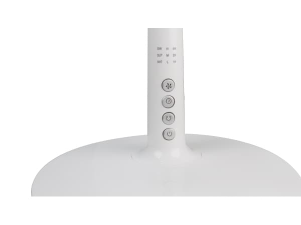 Argoclima Tablo Evo, Kotitaloustuuletin lavoilla, Valkoinen, Taulukko, Alumiini, Metalli, Muovi, 62,99 dB, 40 cm