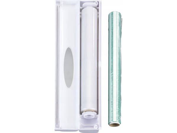 WENKO 86674100, Kädessä pidettävä tuorekelmuannostelija, Alumiinifolio, Valkoinen, 380 mm, 67 mm, 52 mm