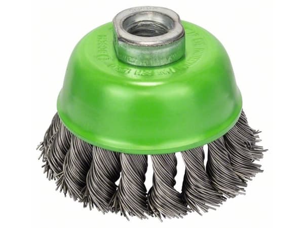 Bosch heavy for Inox - Trådkoppbørste - for aluminium, rustfritt stål, ikke-jernholdig metall - 75 mm - M14