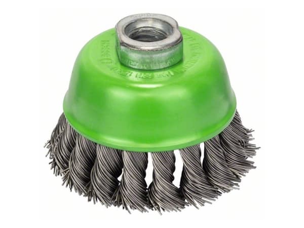 Bosch heavy for Inox - Trådkoppbørste - for aluminium, rustfritt stål, ikke-jernholdig metall - 75 mm - M14