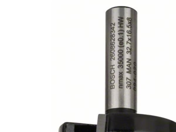 Bosch Standard for Wood - Rutertupp - for kartong, kryssfinér, bløtt tre, løvtre, medium-density fibreboard (MDF) - 32.7 mm - cylindrical - lengde: 5