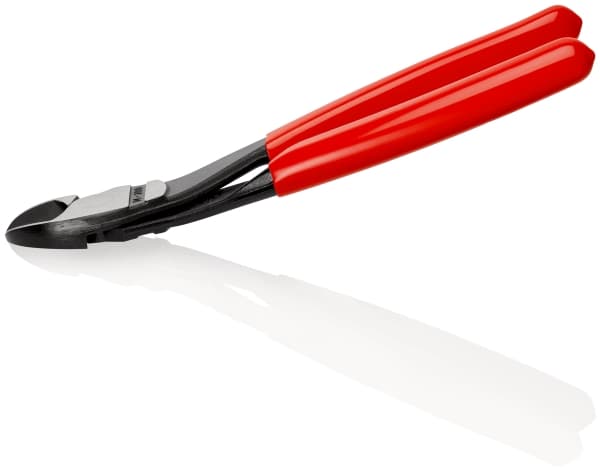 Knipex 74 21 200, Sivuleikkurit, Kromivanadiini-teräs, Muovi, Punainen, 200 mm, 258 g