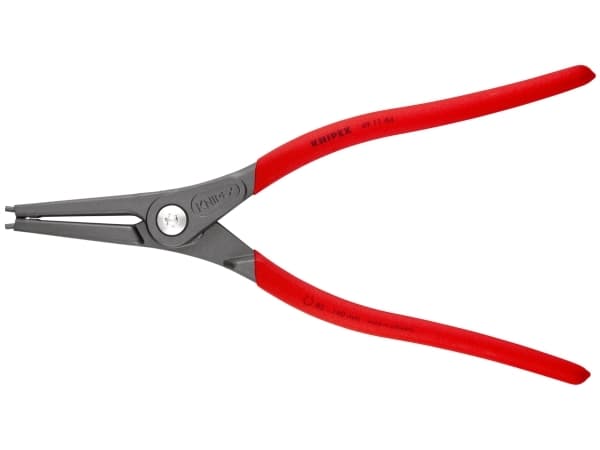 Knipex 49 11 A4, Låsringstång, Kromvanadinstål, Plast, Röd, 320 mm, 599 g