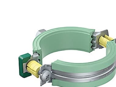 Walraven Bifix 5000 G2 110mm - Walraven Bifix G2 Rørbøjle 110mm BUP1000 M8/10 til plastrør