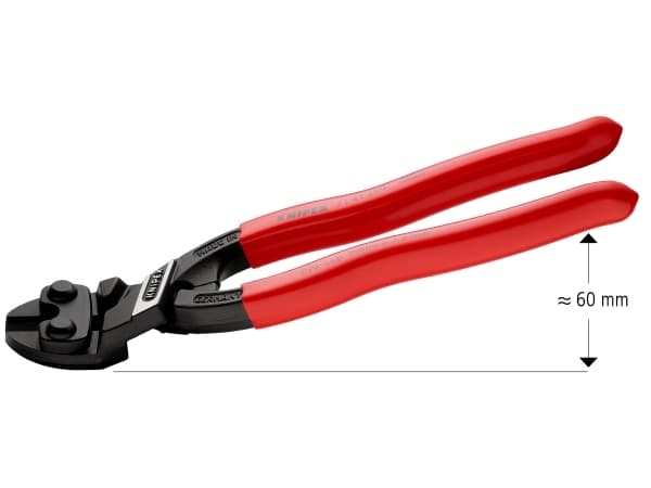 Knipex 71 41 200, Voimaleikkurit, 6 mm, Kromivanadiini-teräs, Muovi, Punainen, 200 mm