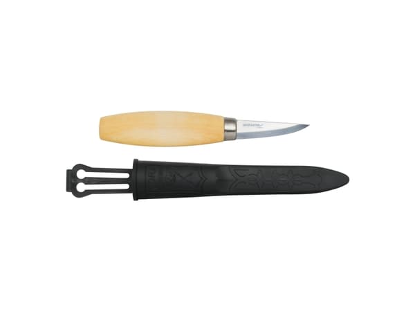 Morakniv Woodcarving Knife, Treskjærer kniv, Kull stål, Tre, Tre, 230 mm, 69,5 g