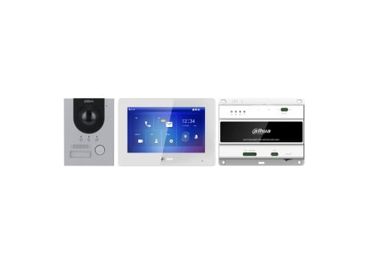 Dahua Technology DHI-KTD01(F), 17,8 cm (7"), TFT, 1024 x 600 piksler, Kapasitiv, Sølv, IP65