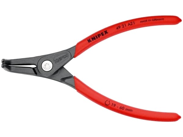 Knipex 49 21 A21, Lukkorengaspihdit, Kromivanadiini-teräs, Muovi, Punainen, 165 mm, 169 g