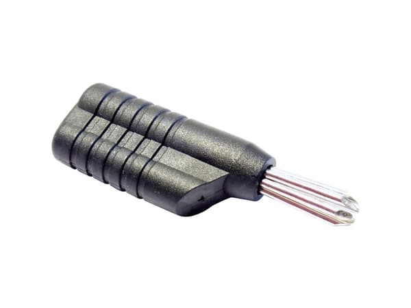 Schnepp N 4041 L Bananstik Stik, lige Stift-diameter: 4 mm Sort 1 stk