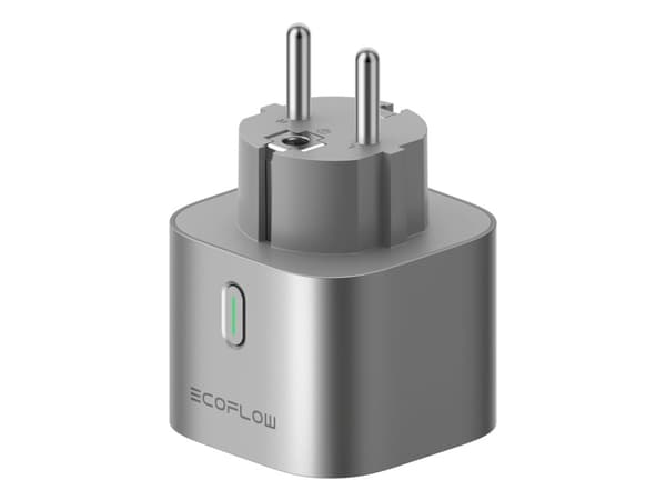 EcoFlow EFA-SMARTPLUG-EU-4P, inomhus, Silver, Hem, Power consumption, Trådlös, Bluetooth / Wi-Fi