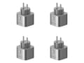 Miniatyrbild 1 av 4: EcoFlow EFA-SMARTPLUG-EU-4P, inomhus, Silver, Hem, Power consumption, Trådlös, Bluetooth / Wi-Fi