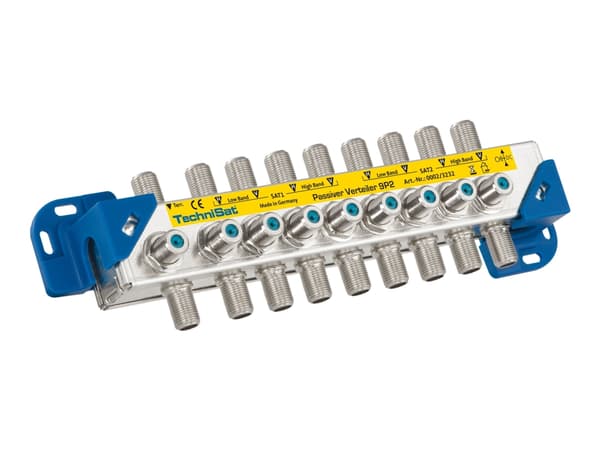 TechniSat 9P2, Kaapelin jakaja, 950 - 2150 MHz, Hopea, 210 mm, 60 mm, 45 mm