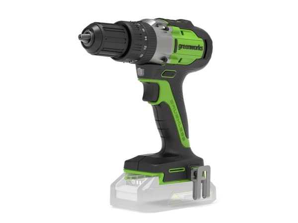 Greenworks 3704107, Akkuruuvinväännin, Pistoolikahva, Musta, Vihreä, Harjaton, Vyökiinnike, 60 Nm